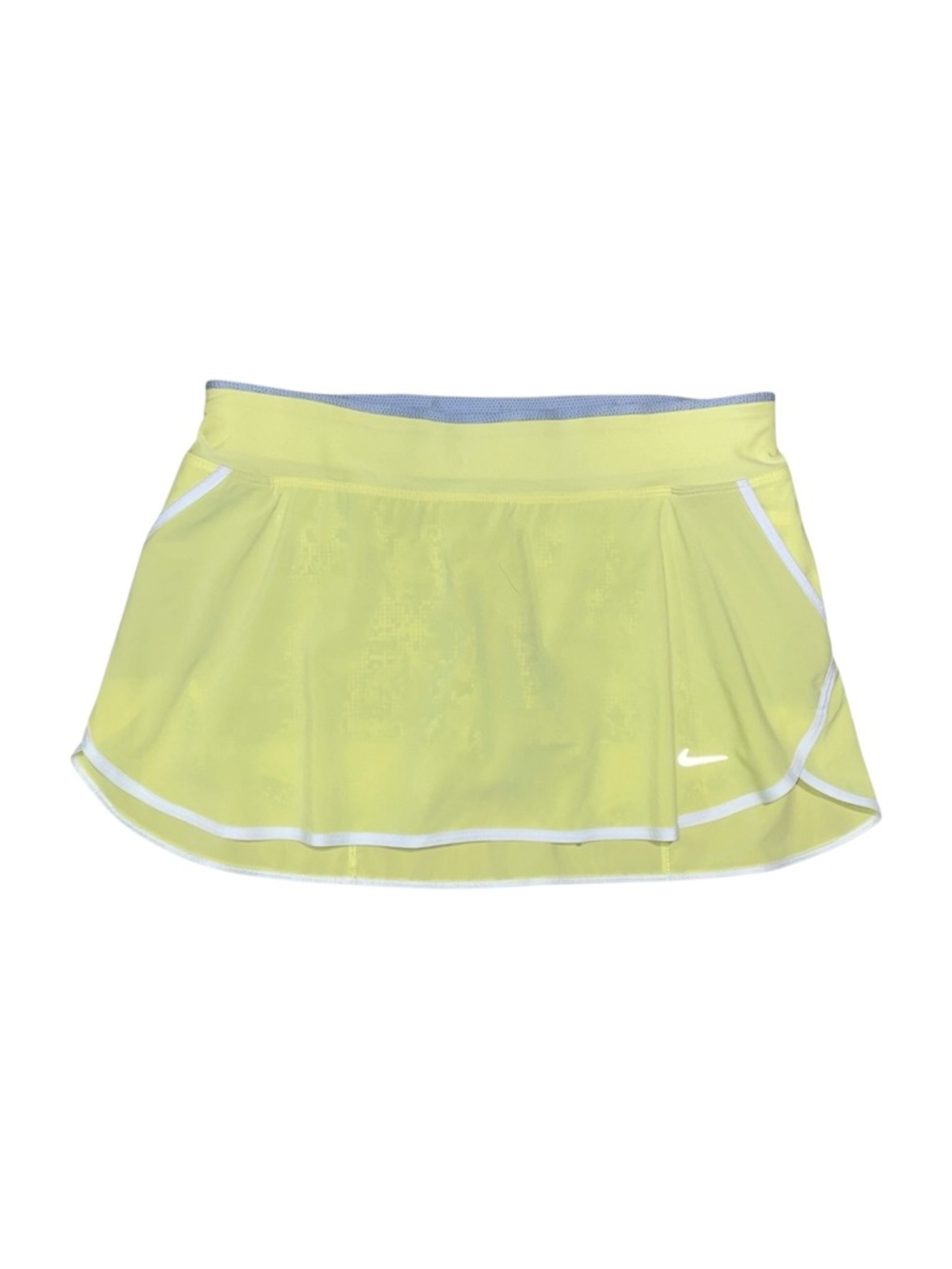 Nike Skort Yellow Grey Athletic Skirt Shorts Women's Medium Dri-FIT Running